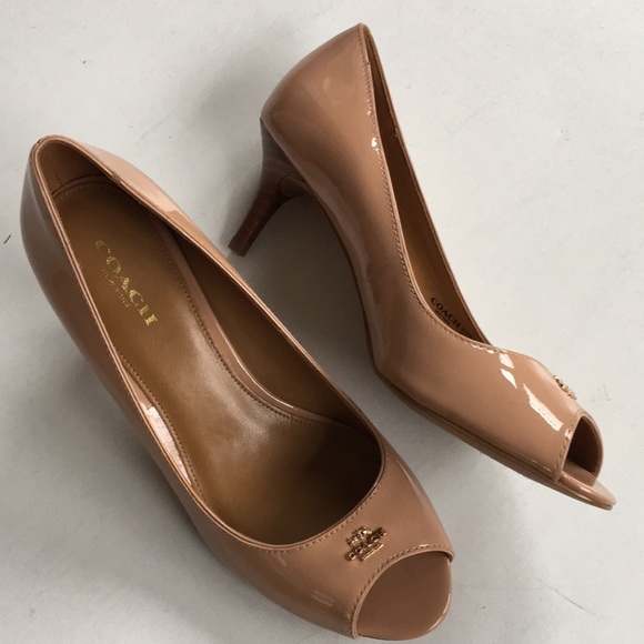 Coach Shoes - NWT Coach leather heels